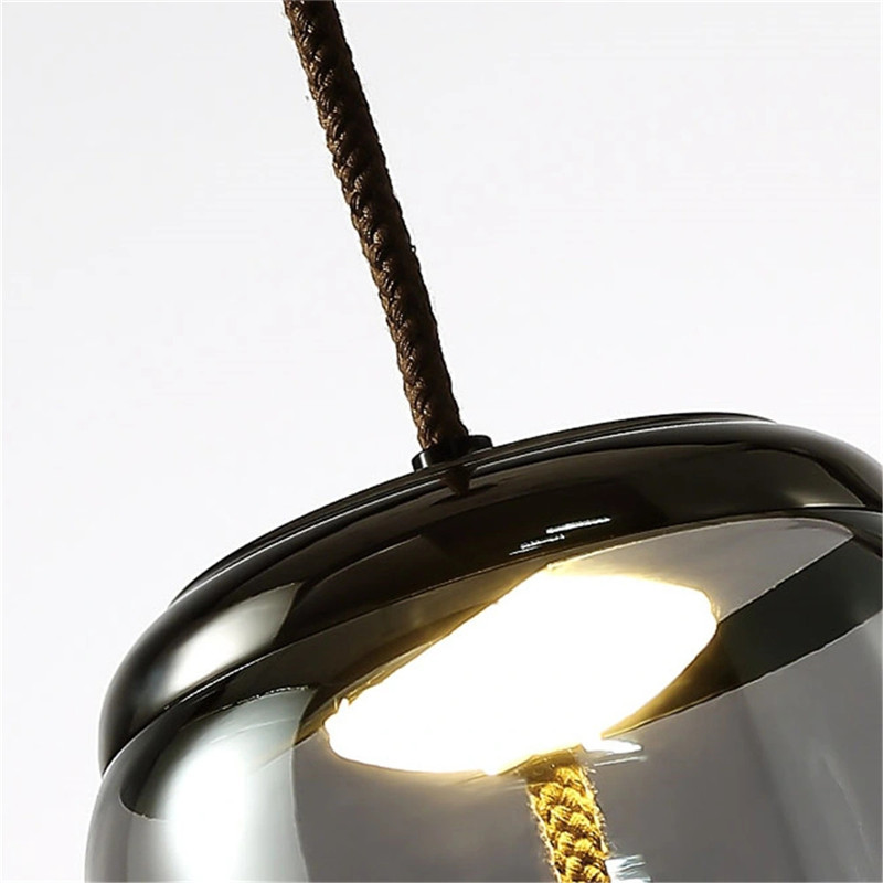 Glass chandelier modern hand blown glass pendant lamp