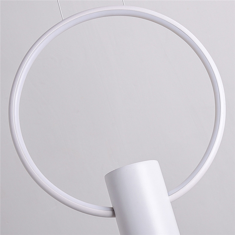 LED Round Chandelier led pendant lamp aluminum Round suspension lighting