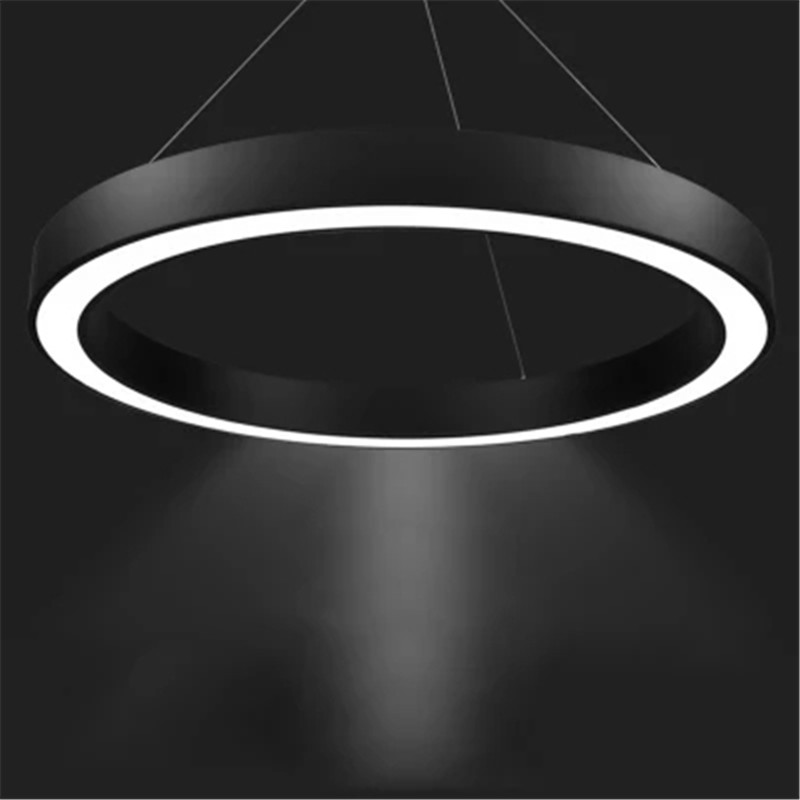 Custom Made Diameter Size Round Ring Shape LED Linear Pendant Light