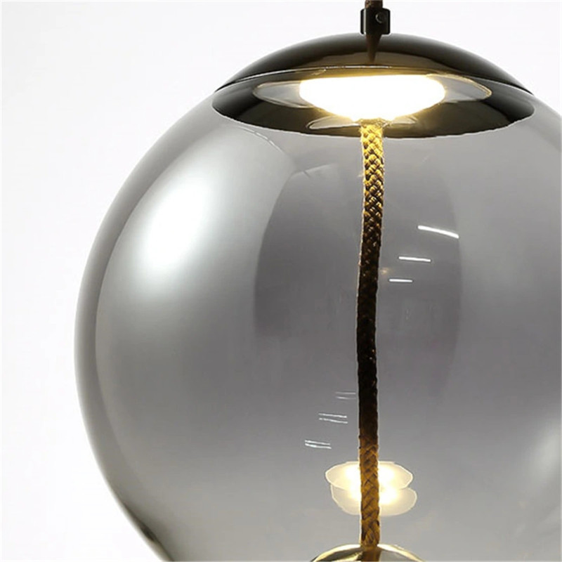 Glass chandelier modern hand blown glass pendant lamp
